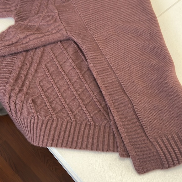 MerSea One Size Lisbon Traveler Sweater in Eggplant - Picture 9 of 11